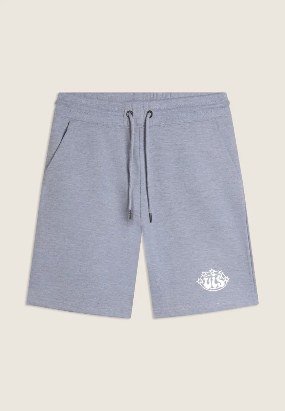 VIS Shorts Herren Grau Silberlogo Baumwolle