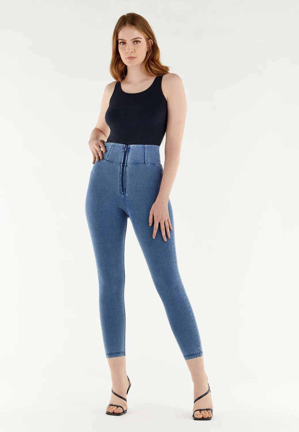 Freddy WR.UP 7/8 Jeggings curvy Dark Jeans High Waist