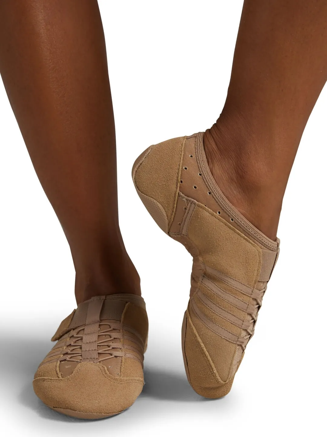 Capezio Classics UPP15 Jag Jazzschuh Caramel atmungsaktiv