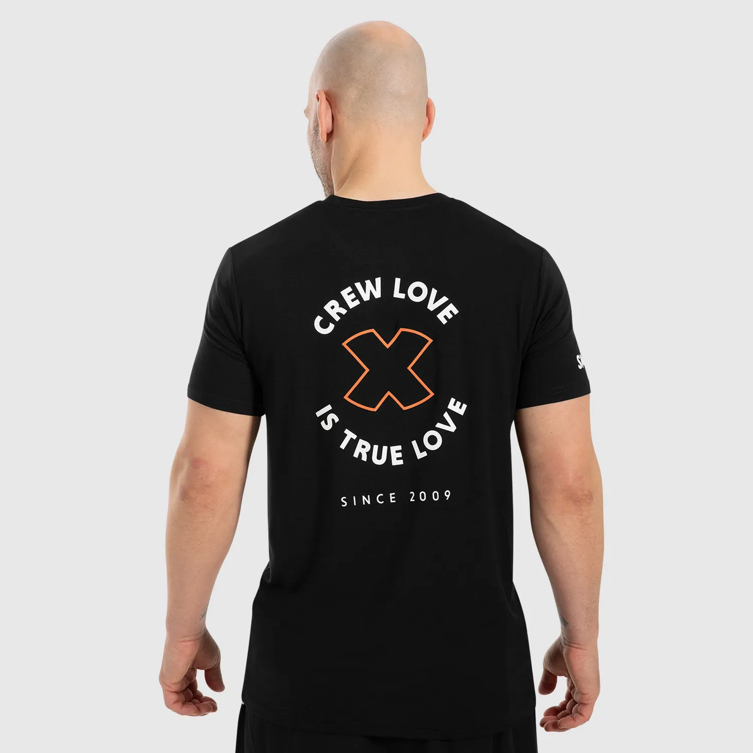 Smilodox Herren T-Shirt Schwarz Regular Fit meliert