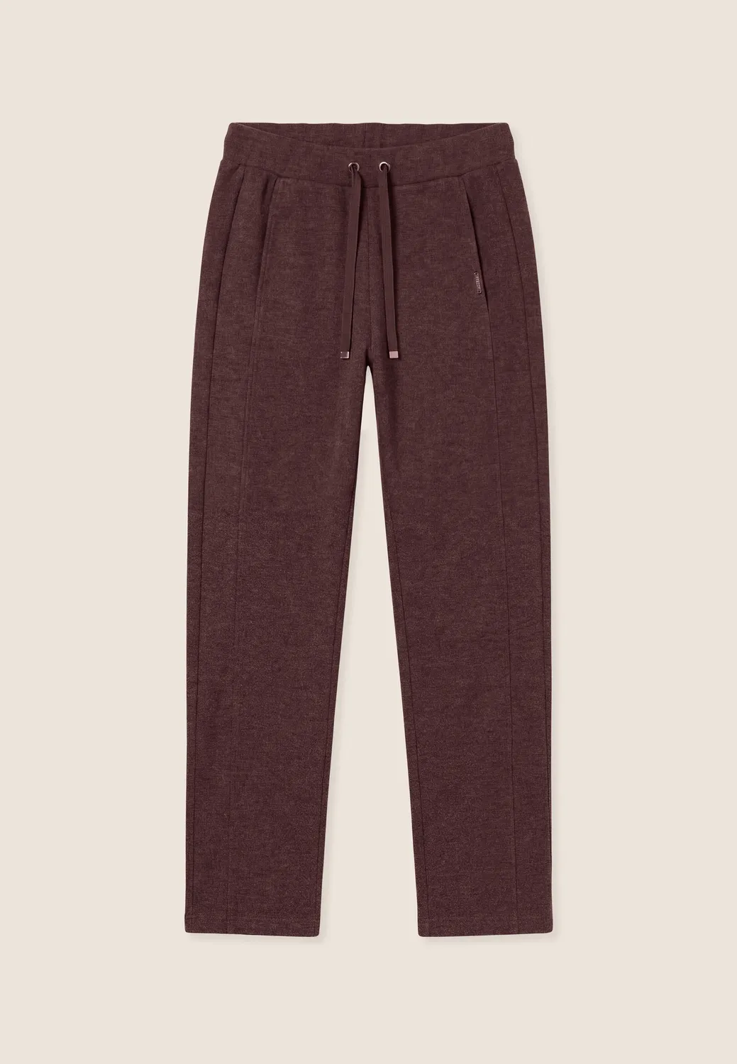 Freddy Damen Jogginghose Tricot Melange Schwarz regular