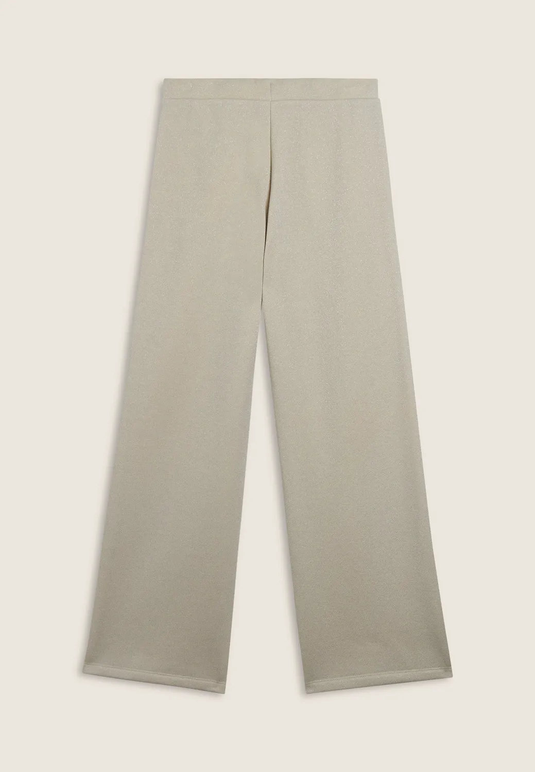 Freddy Damen Wide Leg Hose Mélange Lurex Chanterelle