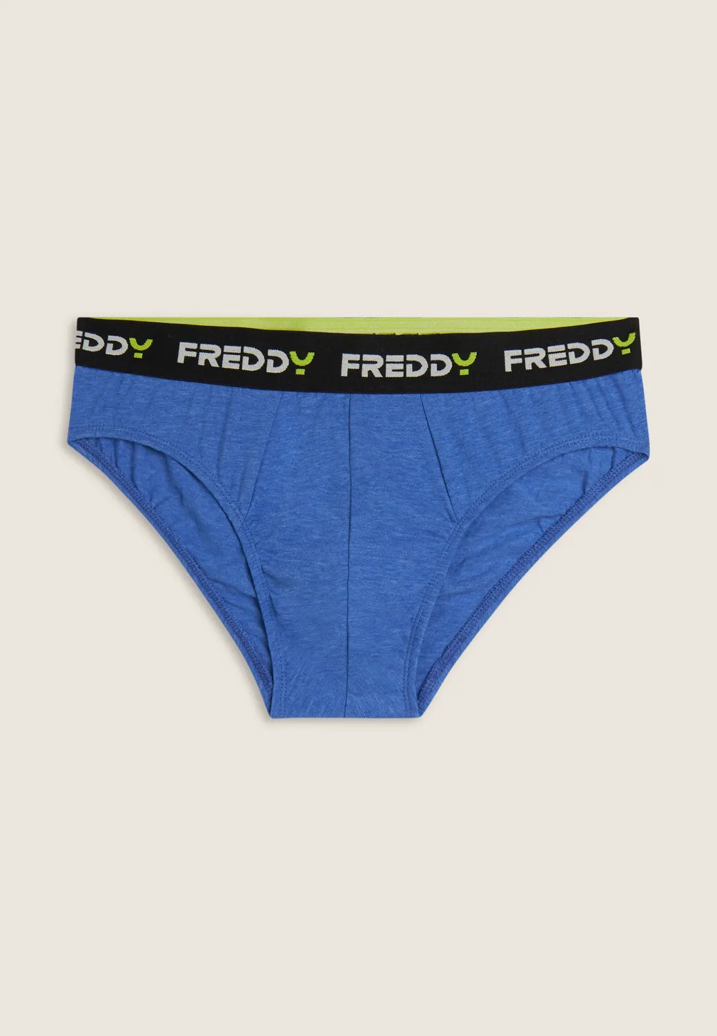 Freddy Jacquard Logo Slip Herren Navy Kontrastbund