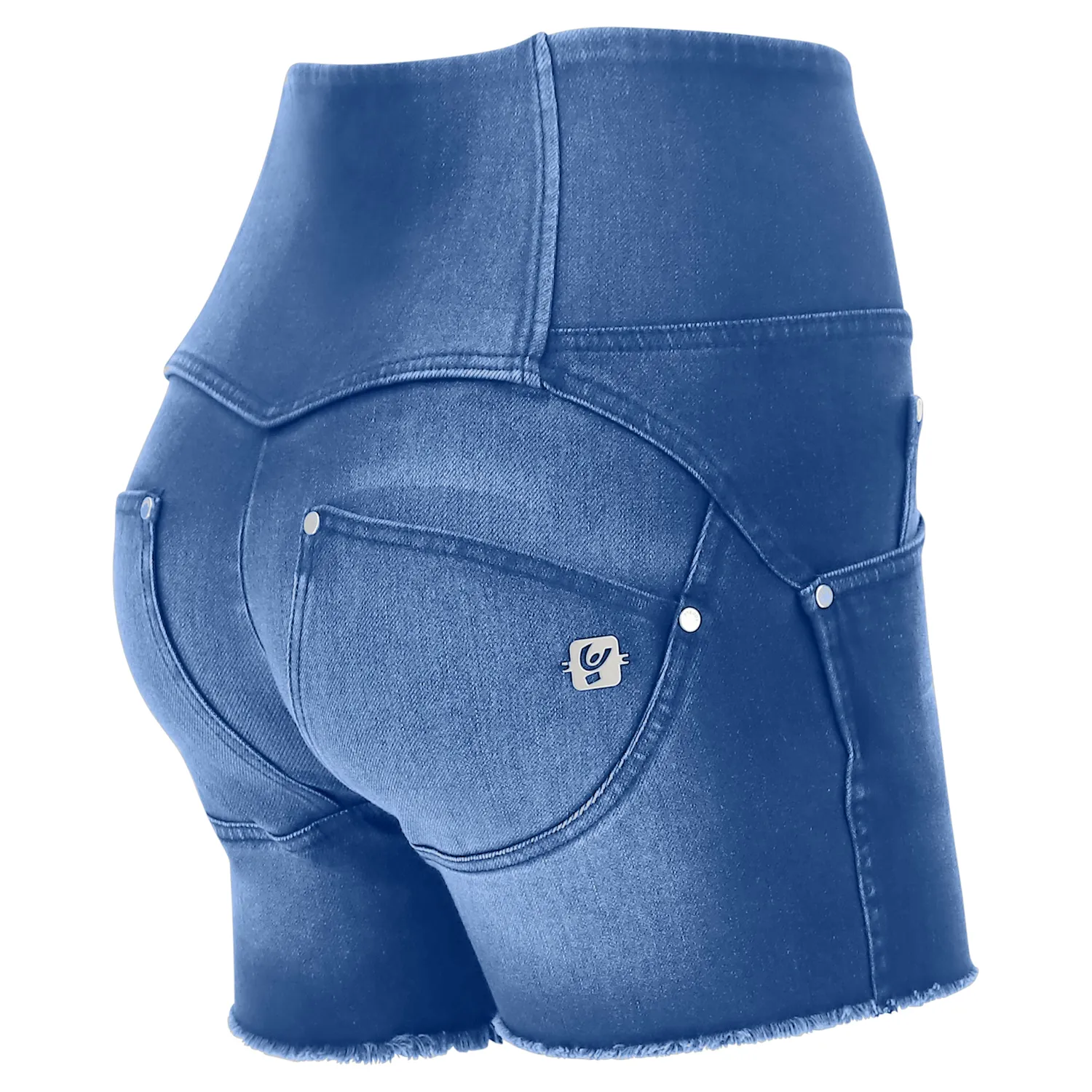 Freddy WR.UP Denim Shorts High Waist Jeans Nero Push-up