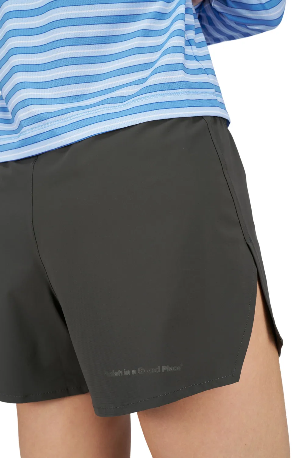 UNNA Tempo Shorts W Laufshorts Dunkelgrau