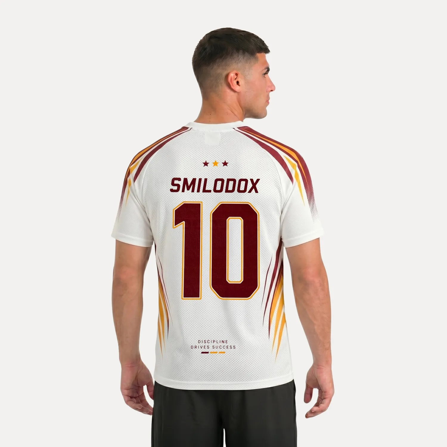 Smilodox Spanien Fußball Trikot Weiß Regular Fit