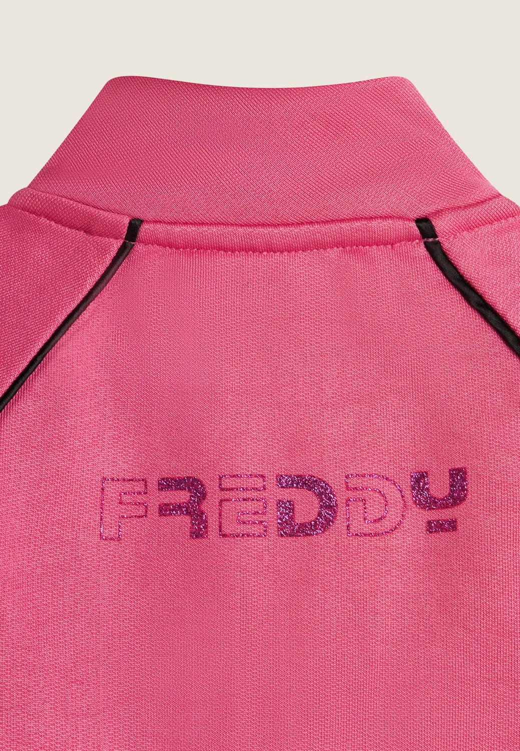 Freddy Sweatjacke Mädchen Rosa Glitterlogo 10 Jahre