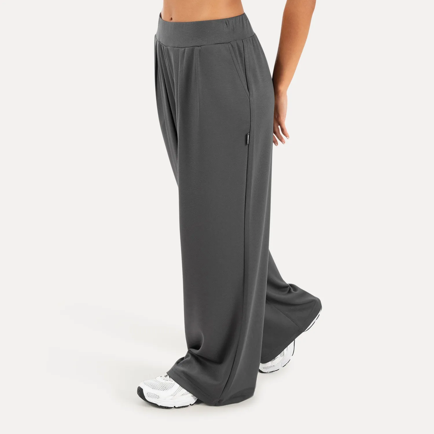 Smilodox Sorea Luvia Hose Damen Schwarz Loose Fit