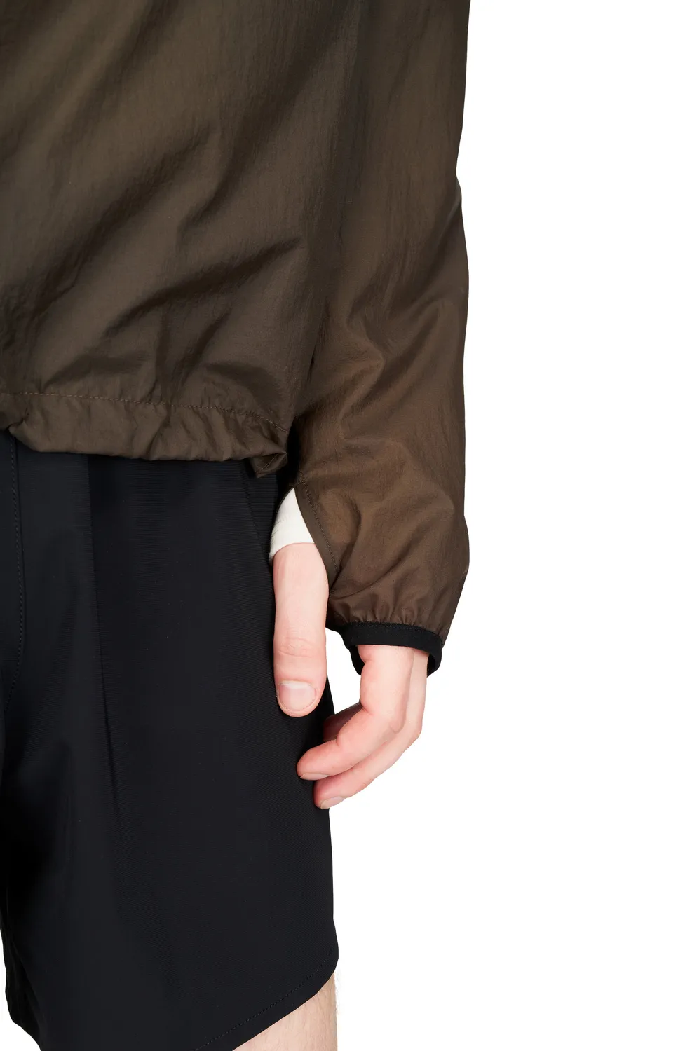 UNNA Smiles Windstopper Laufjacke Herren Braun winddicht