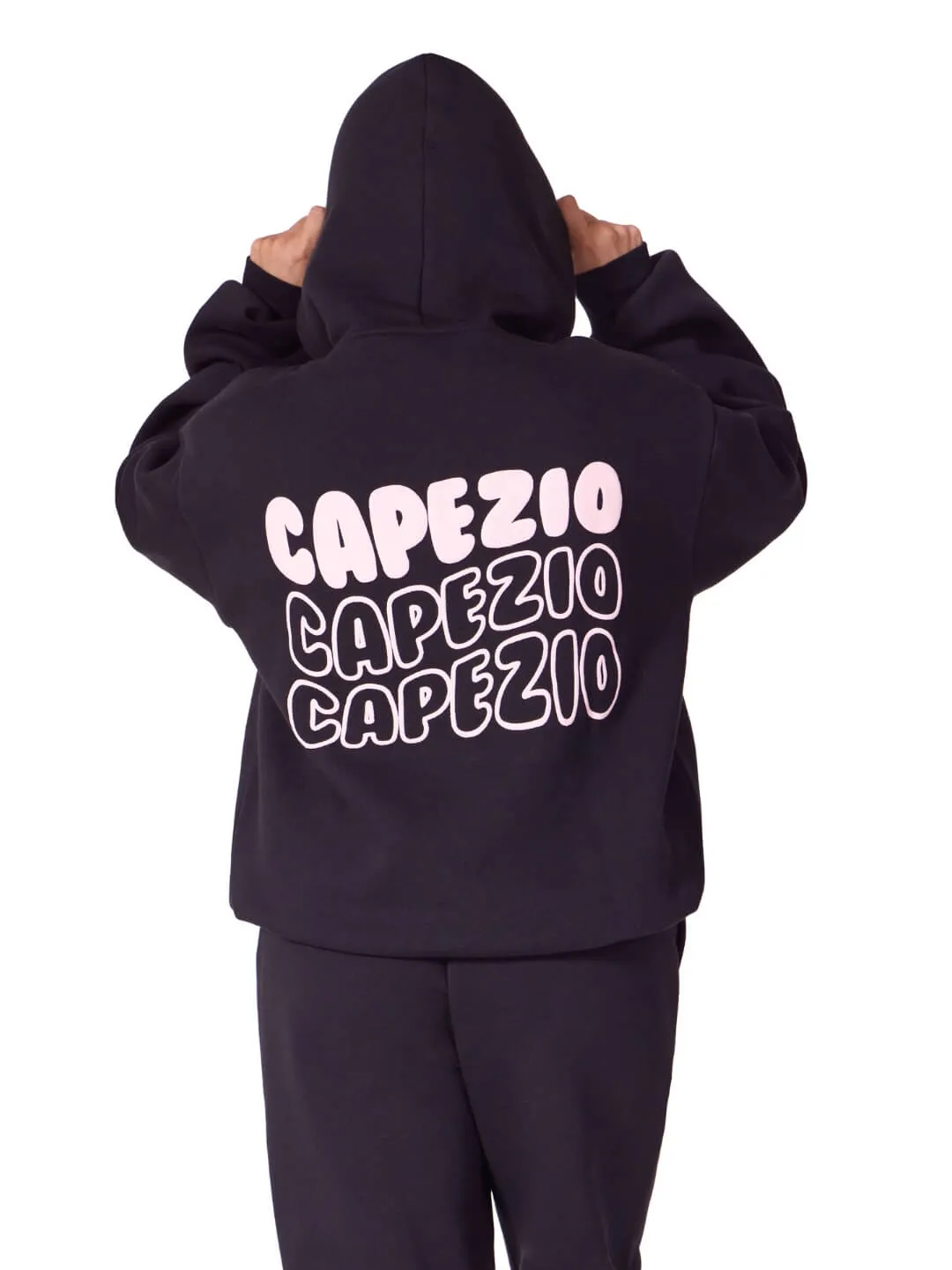 Capezio Jet Setter Momentum Hoodie Schwarz oversized
