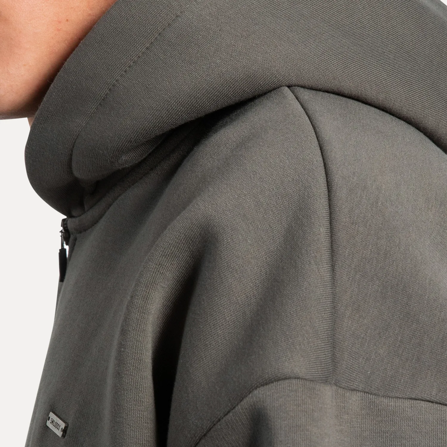 Smilodox Sorea Cedrik Zip-Hoodie Herren oversize Baumwolle