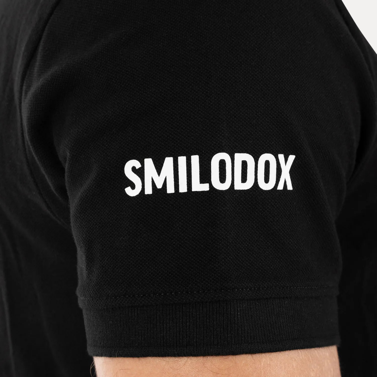 Smilodox Lunara Basic Tjardo Poloshirt Schwarz Baumwolle