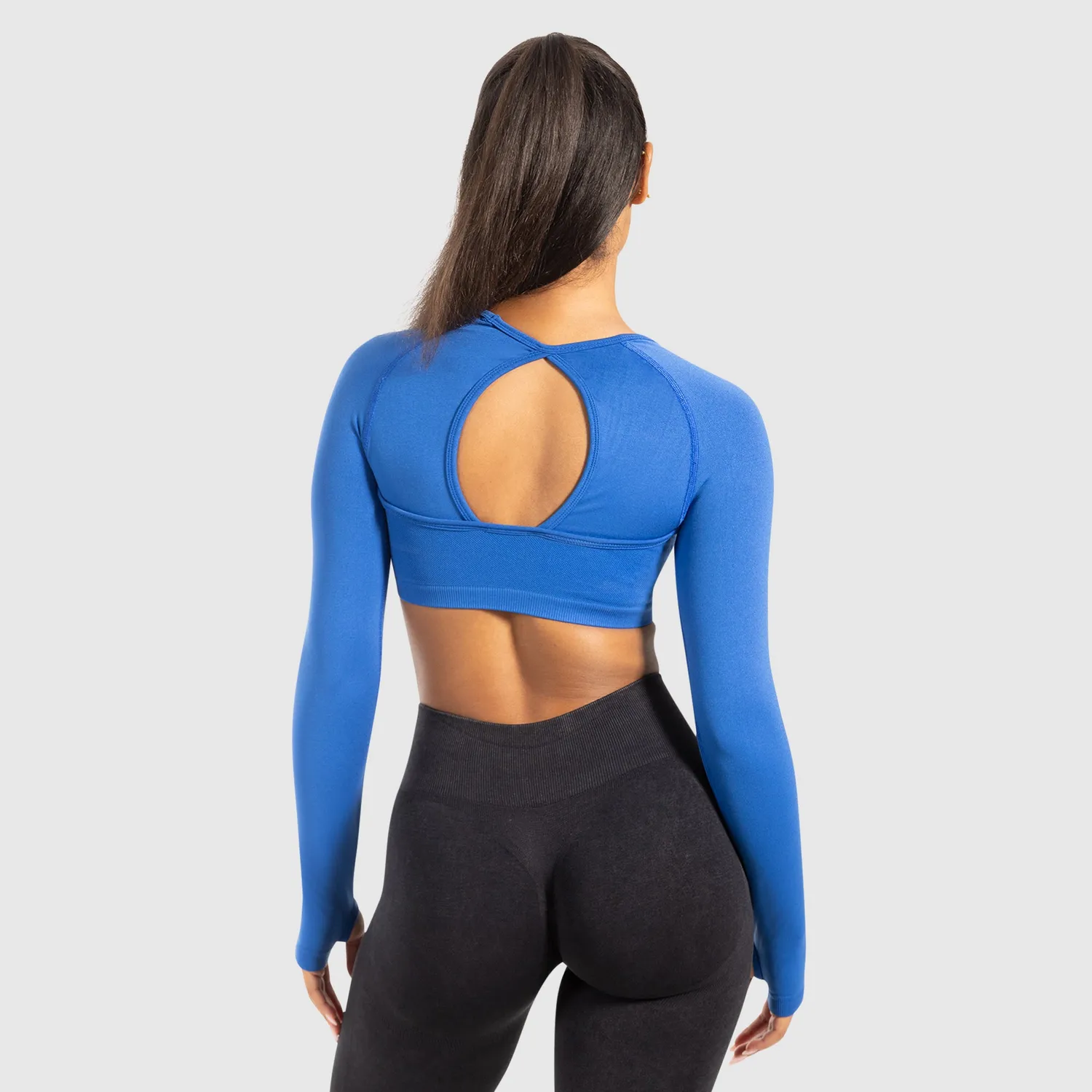 Smilodox Lunara Linnea Longsleeve Schwarz Shaped Fit