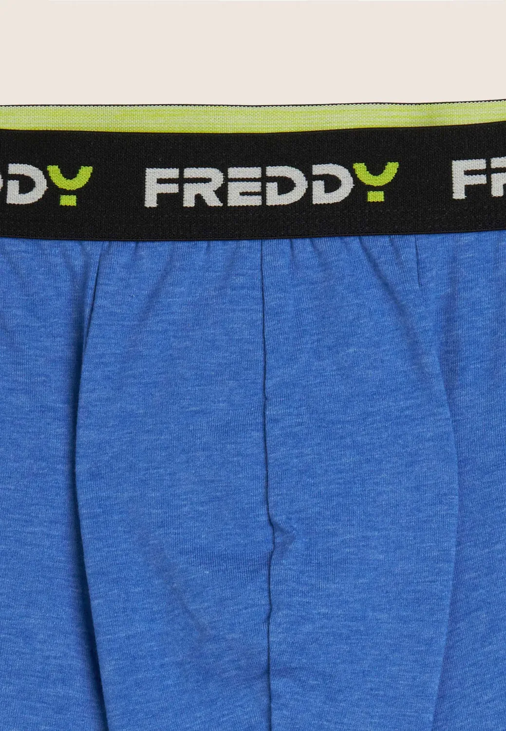 Freddy Jacquard Boxer Herren Blu Navy kurzer Schnitt Baumwolle