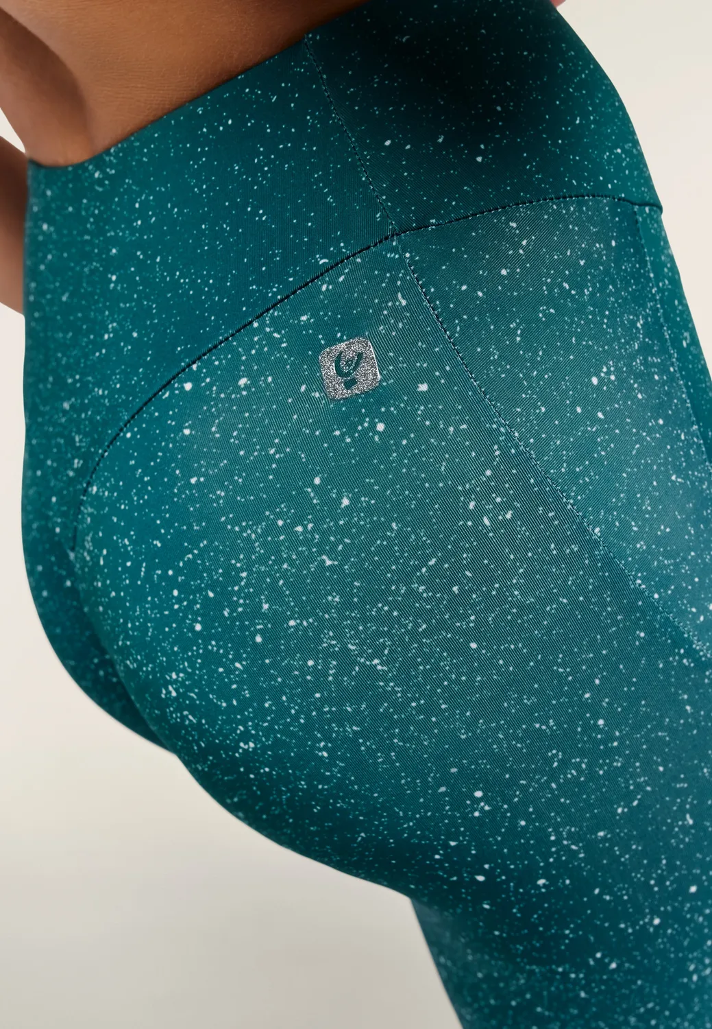 Freddy No Slide Leggings Fuchsia-Silber Stern 7/8