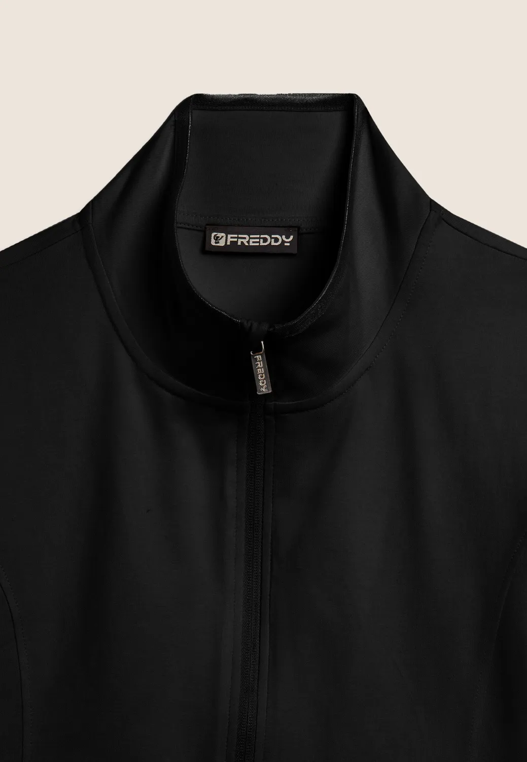 Freddy Zip Hoodie Stehkragen Pink Lemonade Logo