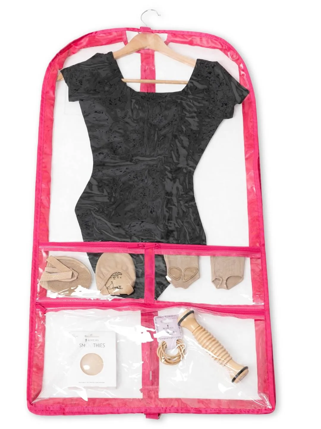 Capezio Street Style B305 Kleidersack Schwarz durchsichtig