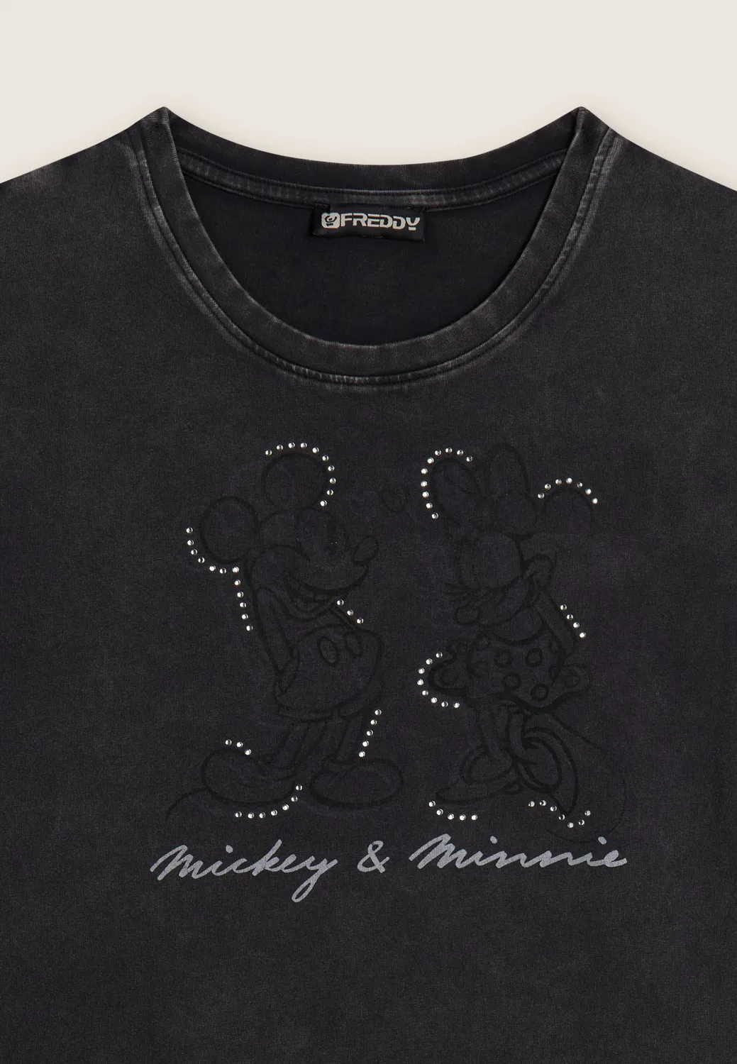 Freddy Disney T-Shirt Damen Bering Sea XXS Strass
