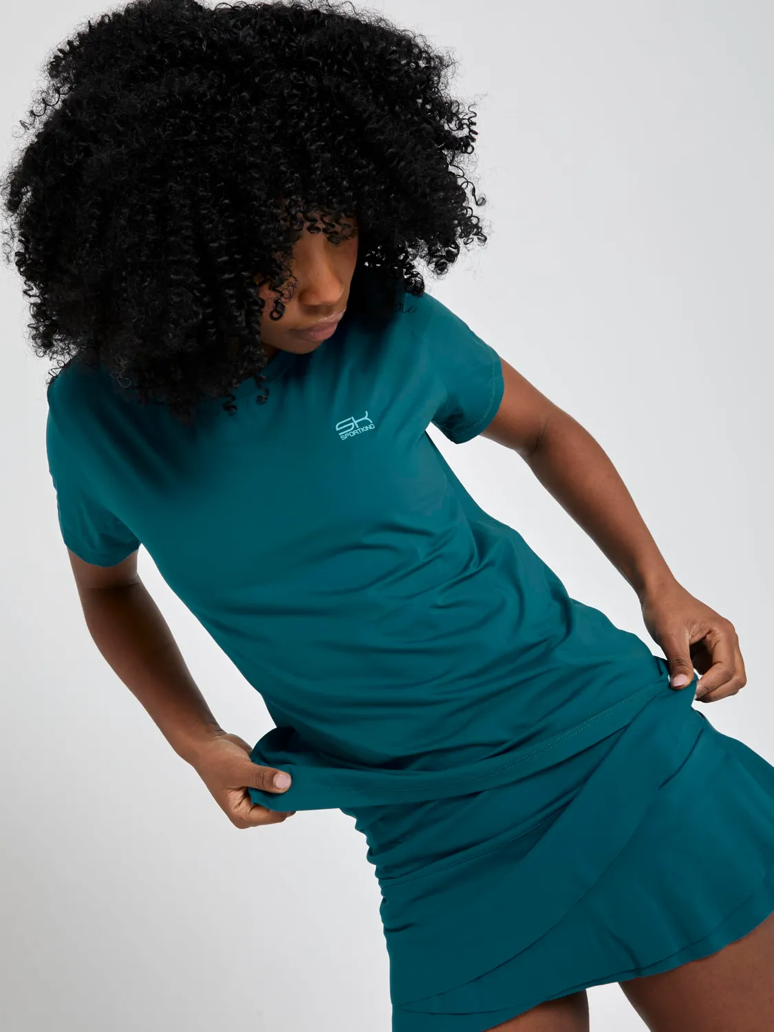 SPORTKIND Loose Fit T-Shirt Kurzarm Shirt atmungsaktiv
