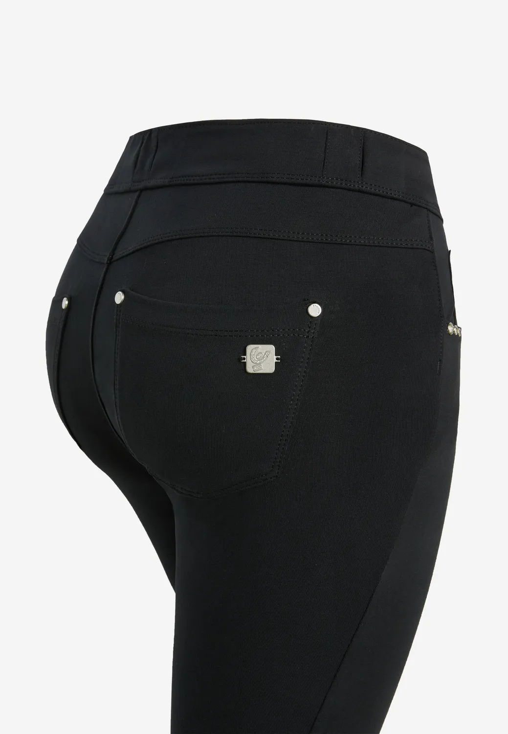 Freddy N.O.W. Skinny Hose Schwarz Bio-Jersey