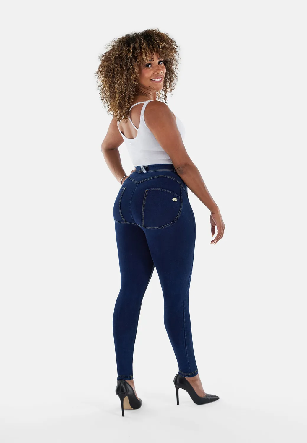 Freddy WR.UP Jeggings Curvy Damen dunkelblau shaping