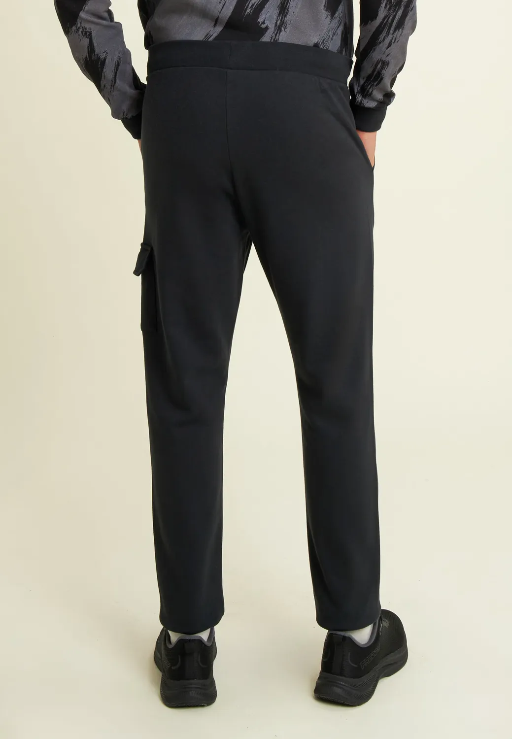 Freddy Cargo Jogginghose Herren Baumwolle Jet Black