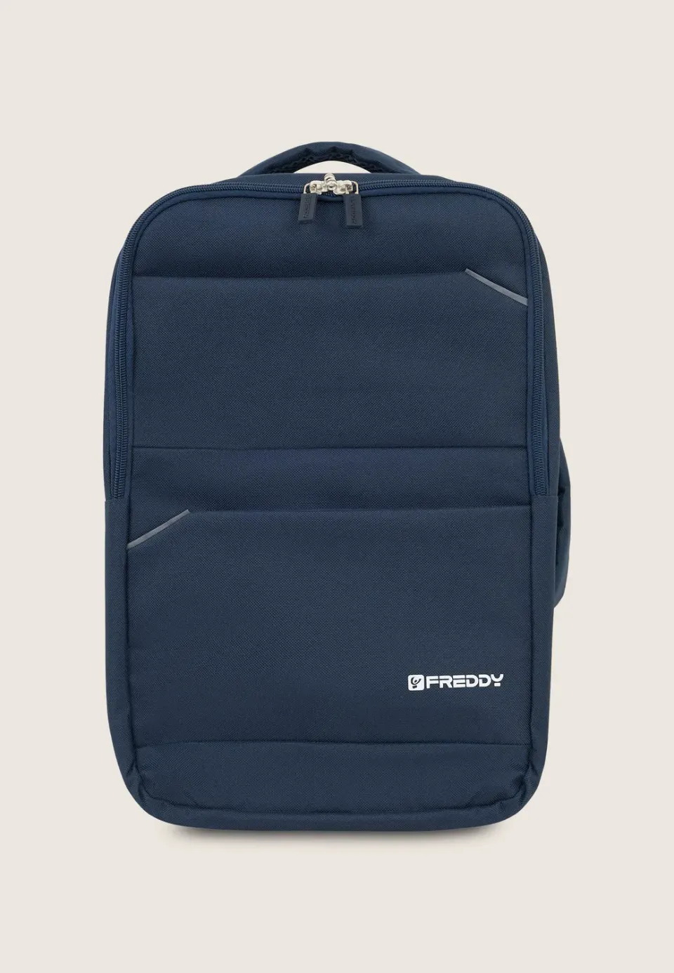 Freddy Rucksack erweiterbar Blau 25 cm Trolleyband