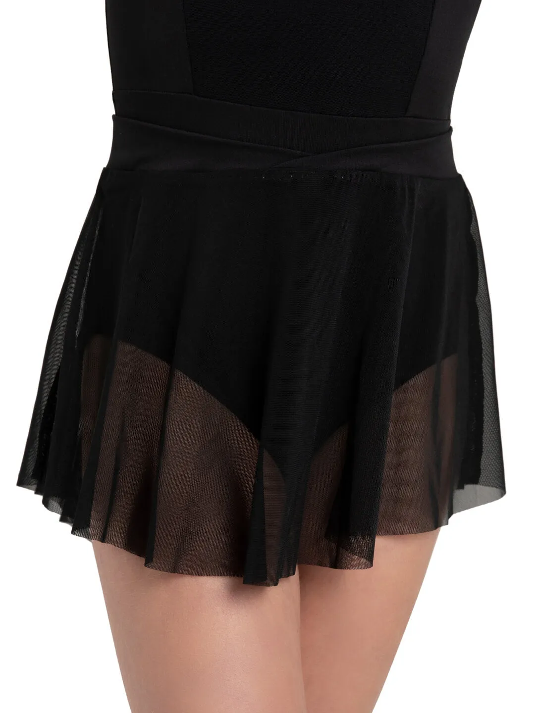 Capezio Jewel Garden 12294C Kinder Ballettrock Schwarz Mesh