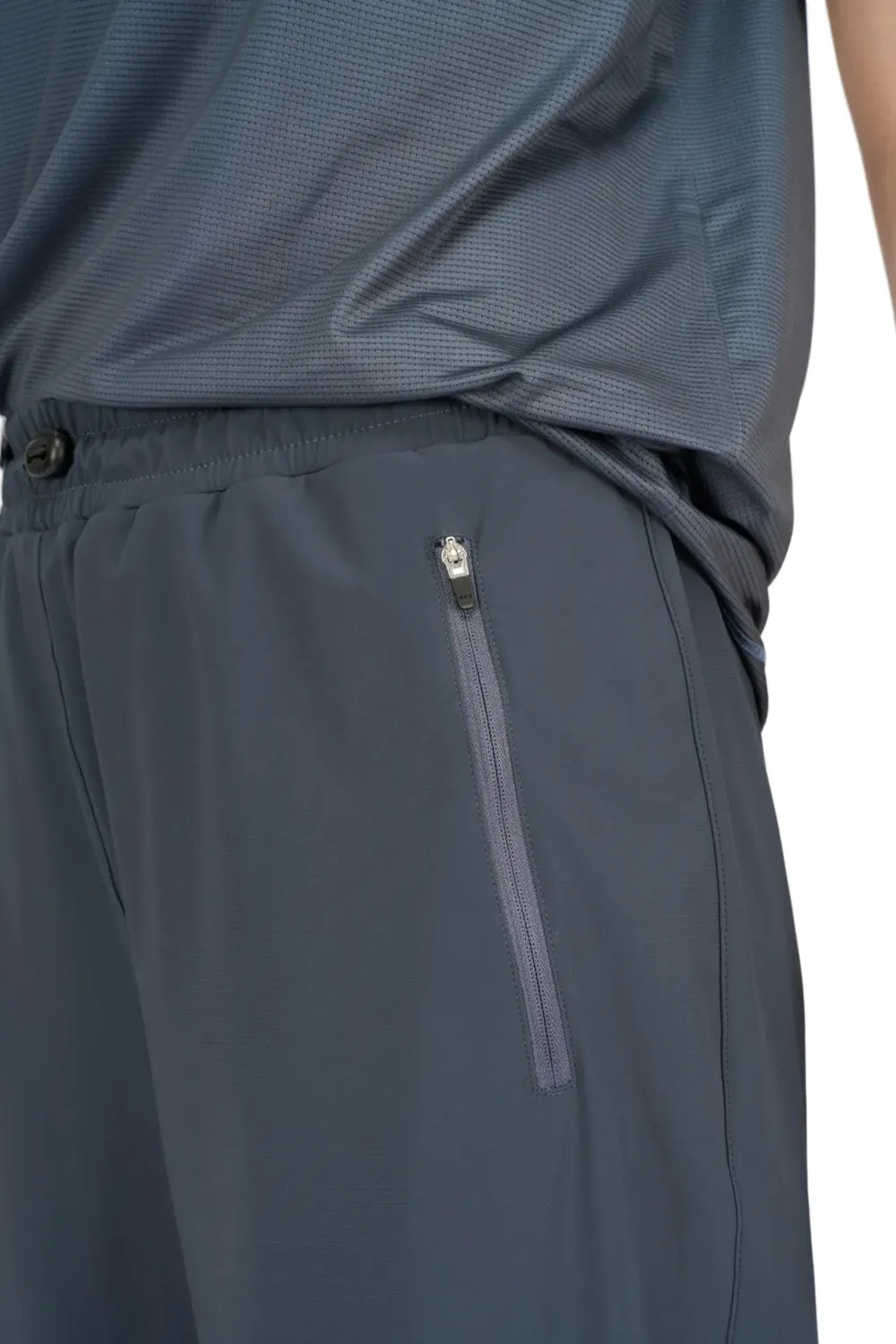 UNNA Everywhere Pants Wide Laufhose blaugrau weit