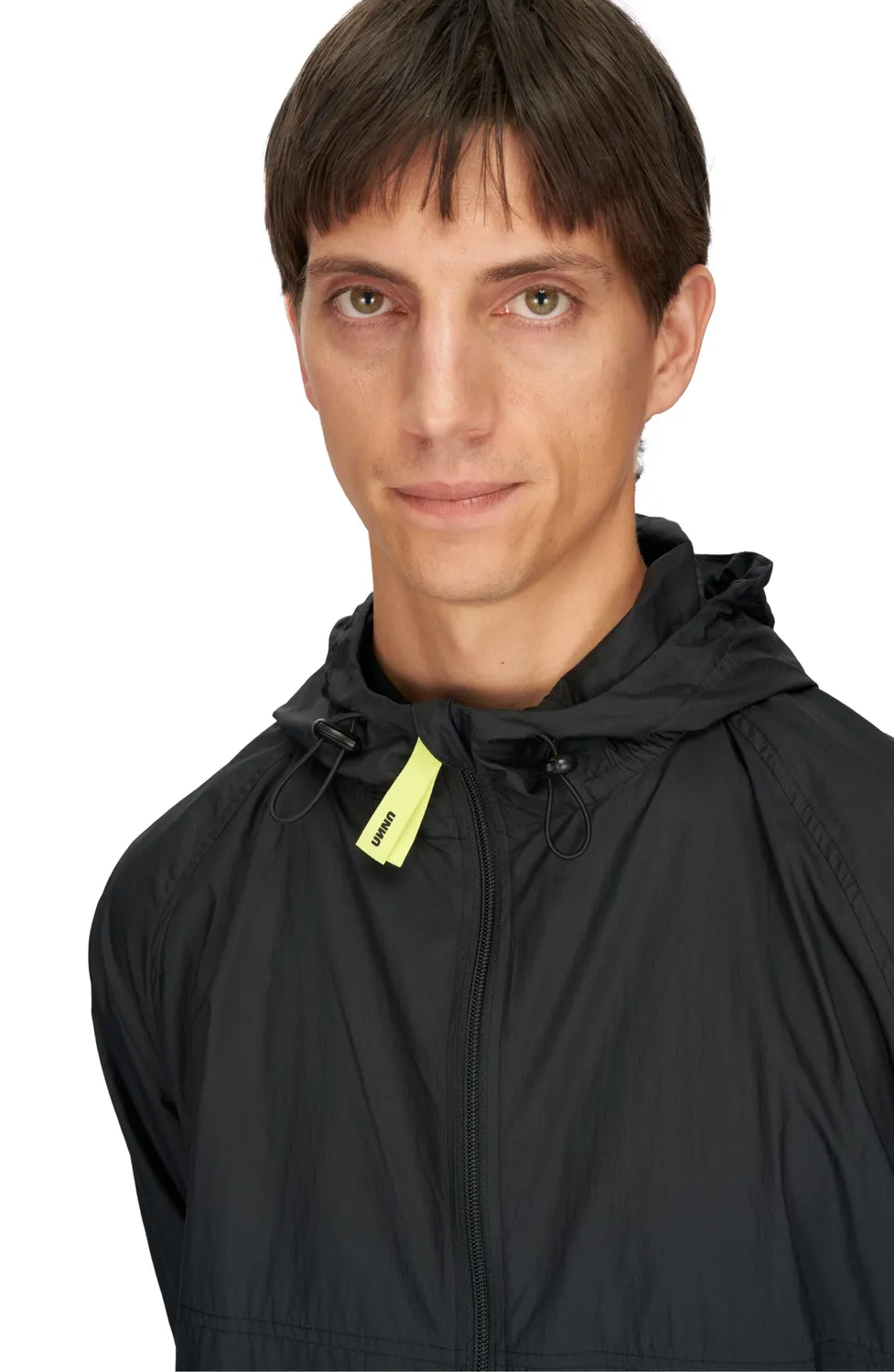 UNNA Smiles Run Jacket Laufjacke Schwarz winddicht