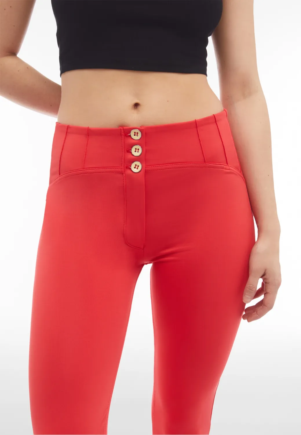 Freddy WR.UP High-Waist Push-Up Hose Damen Cayenne