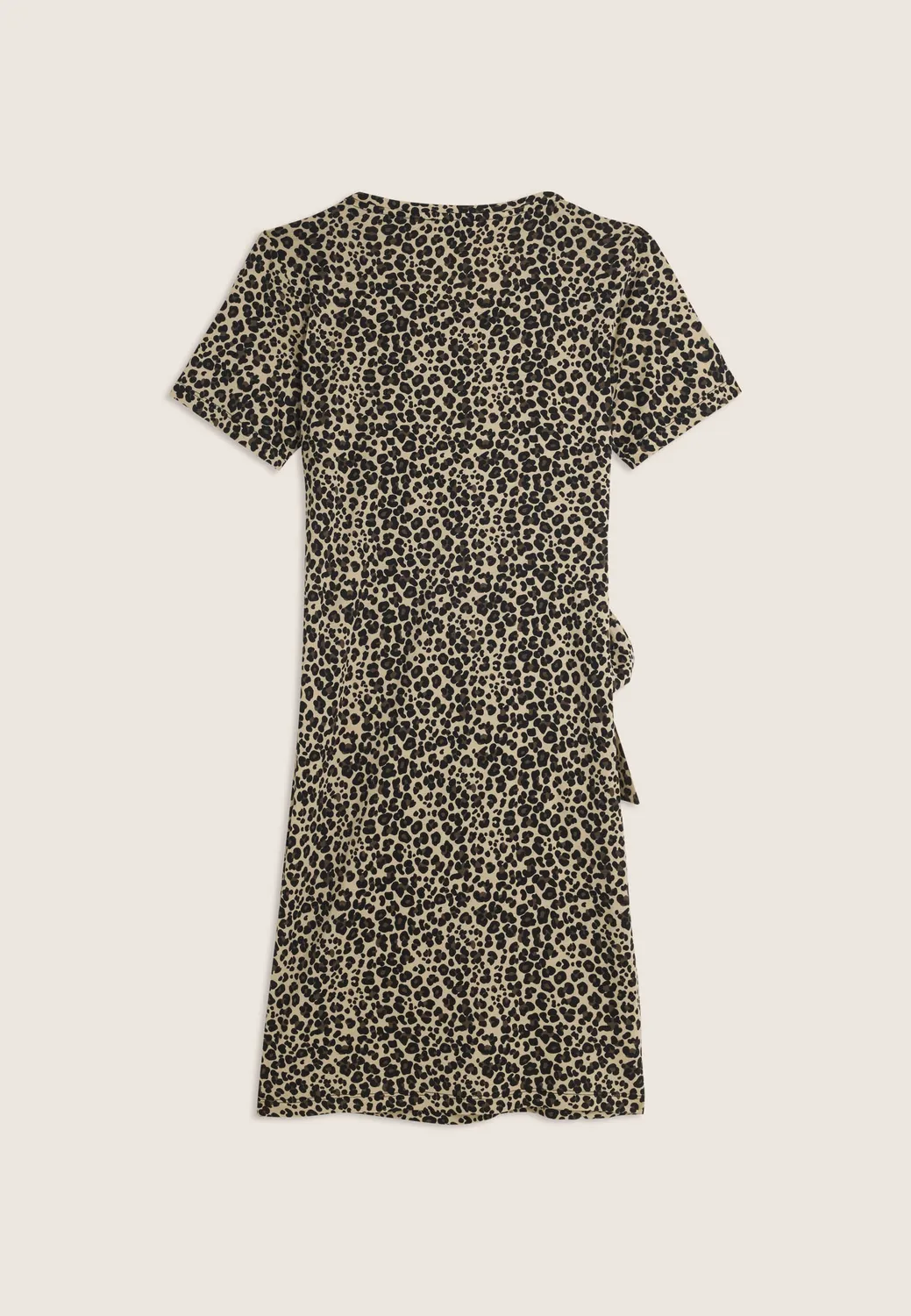 Freddy Animalier Kleid Whitecap Gray Knoten Regular