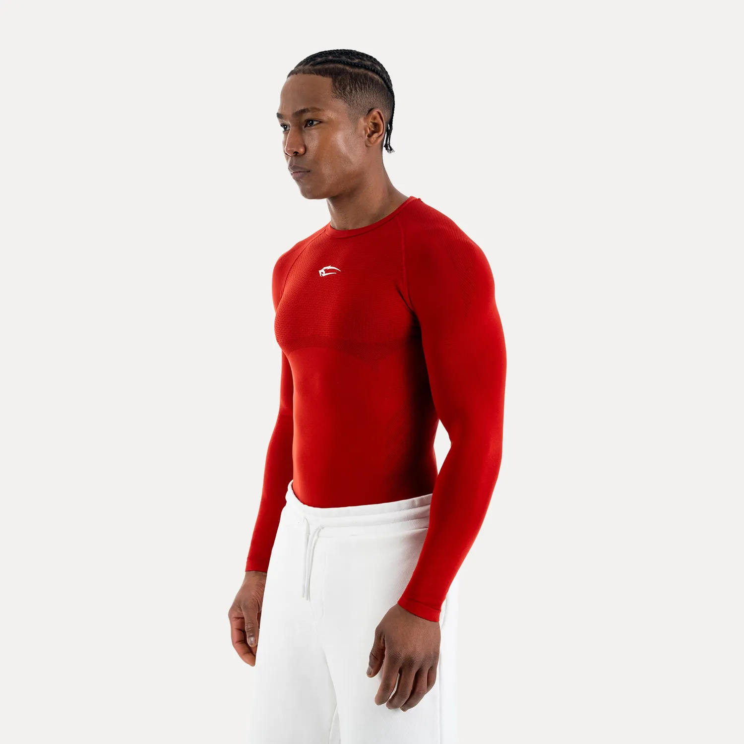 Smilodox Carnos Kompression Longsleeve Herren Schwarz Compression