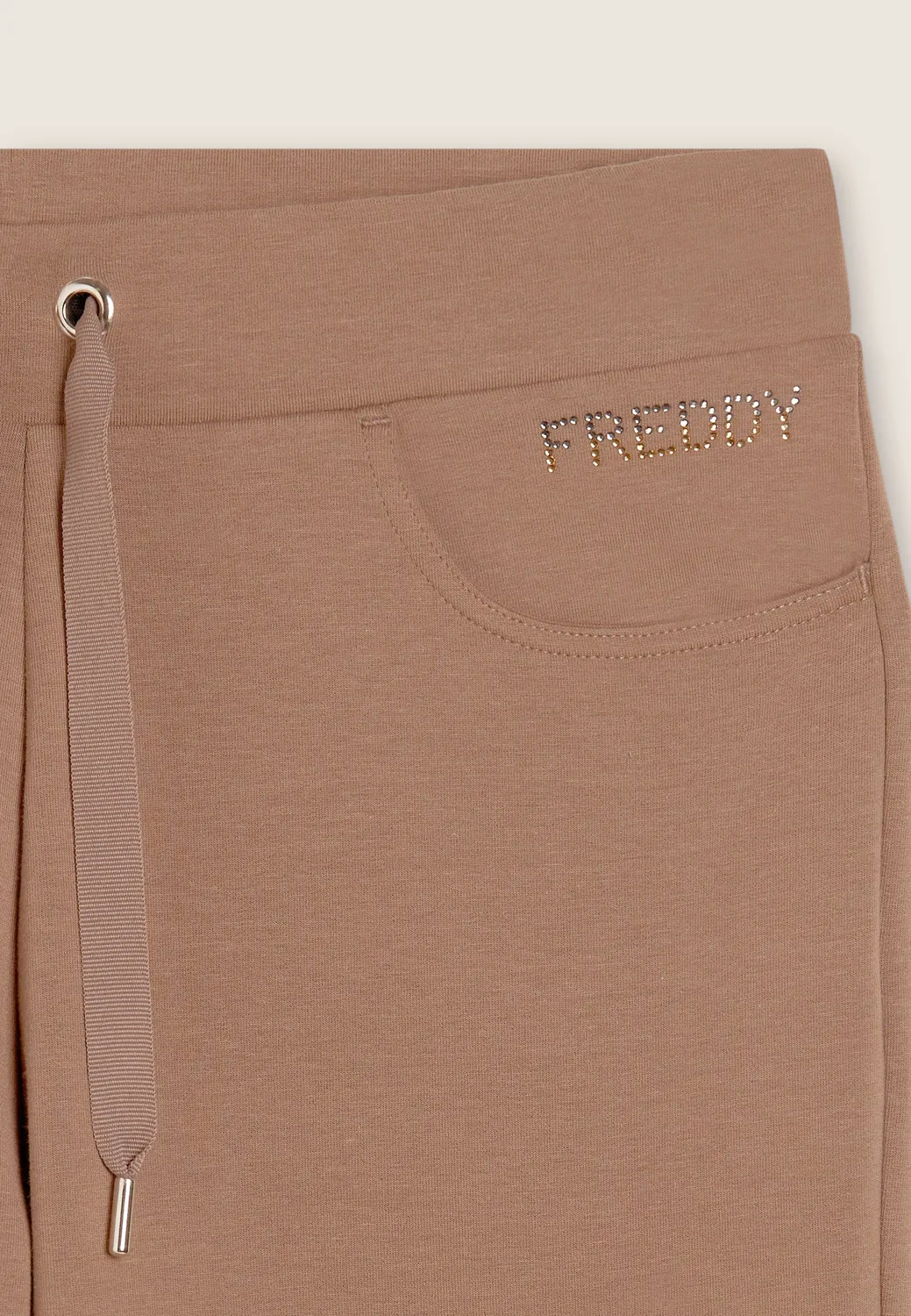 Freddy Damen Sporthose Modal Taschen Strass