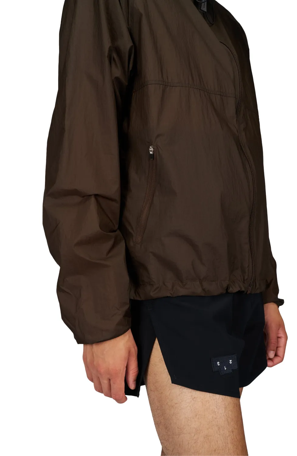 UNNA Smiles Run Laufjacke braun ultraleicht