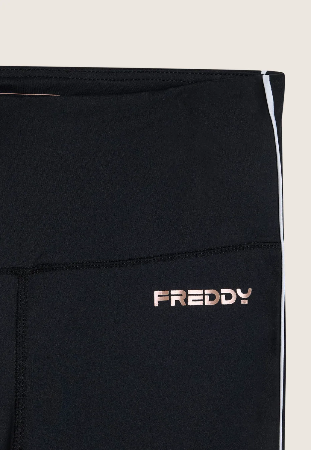 Freddy Sport Capri-Leggings schwarz High-Waist Stretch