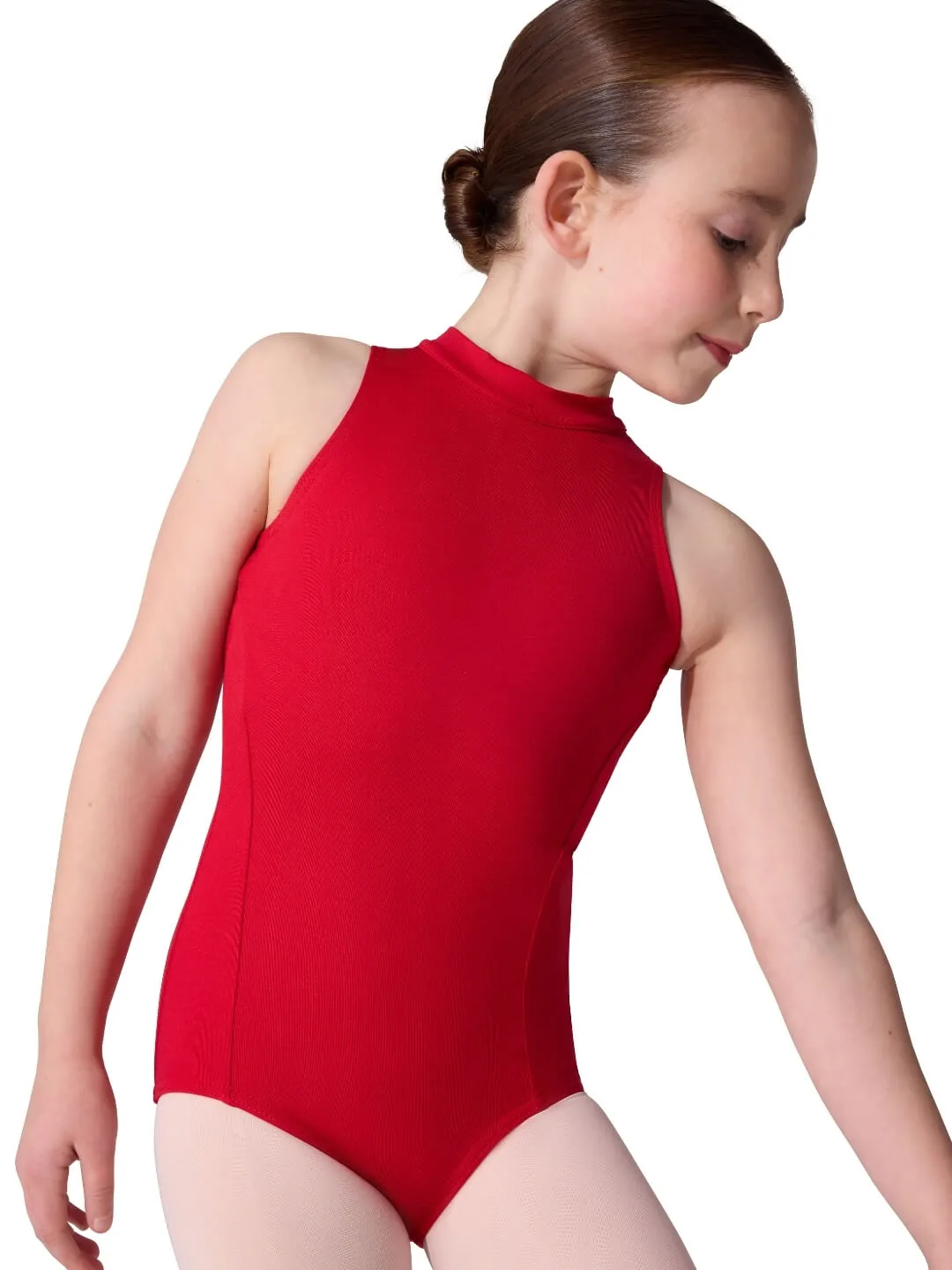 Capezio Studio SE1025C Ballettanzug Mädchen Schwarz High Neck