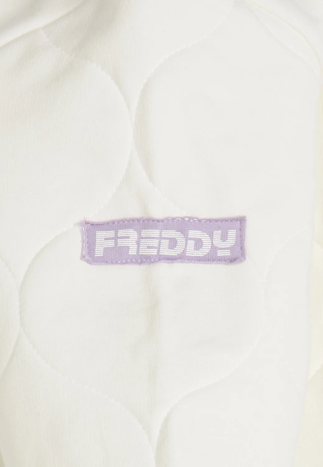 Freddy Mädchen Sweatjacke Weiß Bomber Full-Zip