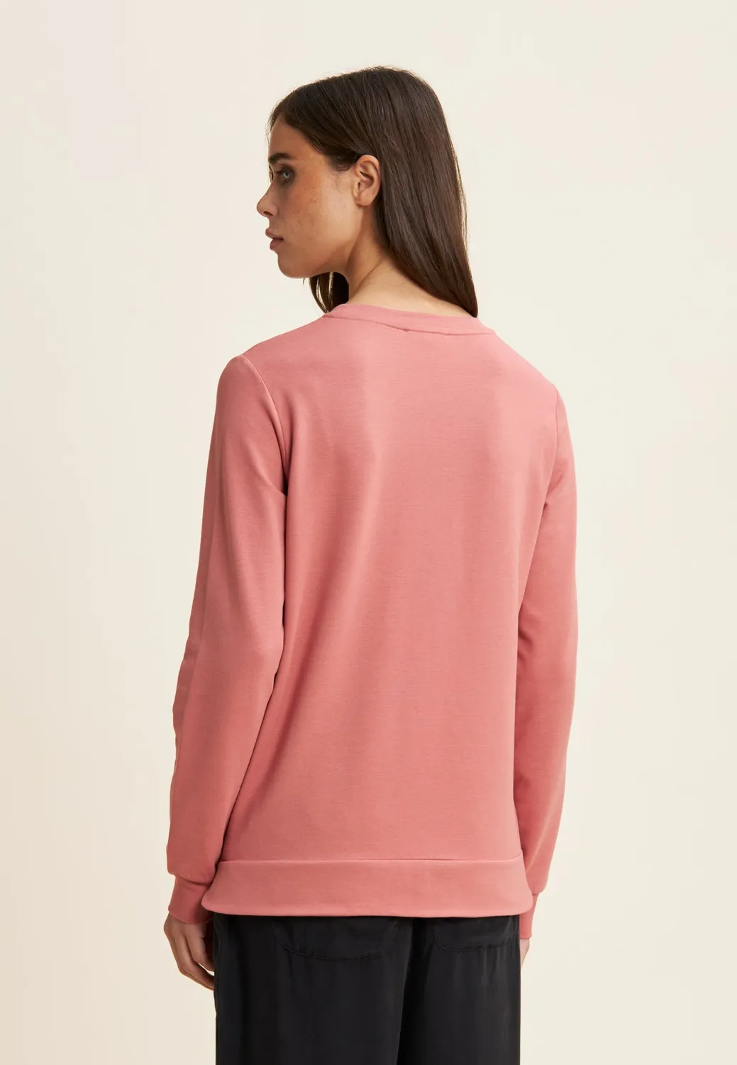 Freddy Logo Strass Sweatshirt Blau leichter French Terry