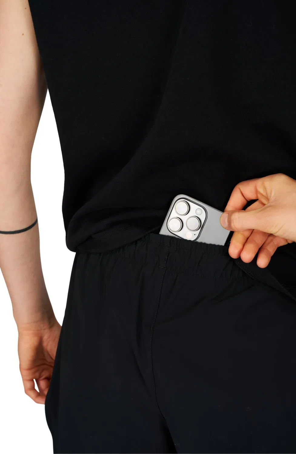 UNNA Tempo Shorts W Laufshorts schwarz mit Innentaschen