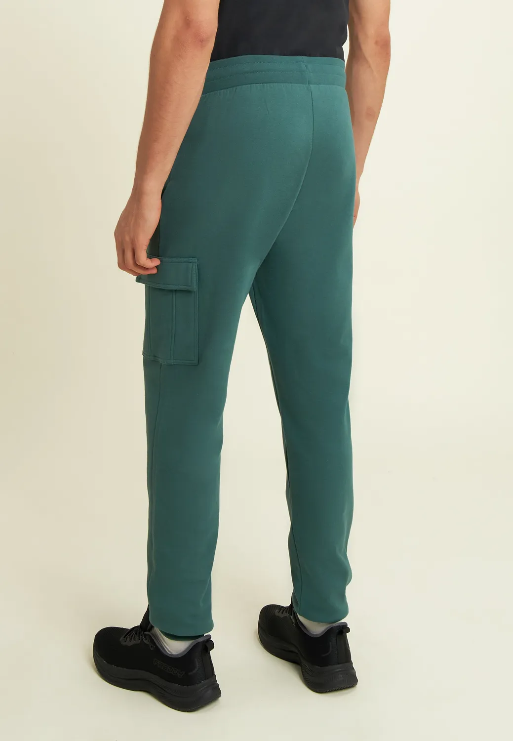Freddy Cargo-Sweathose Herren Blau Baumwolle Beintasche