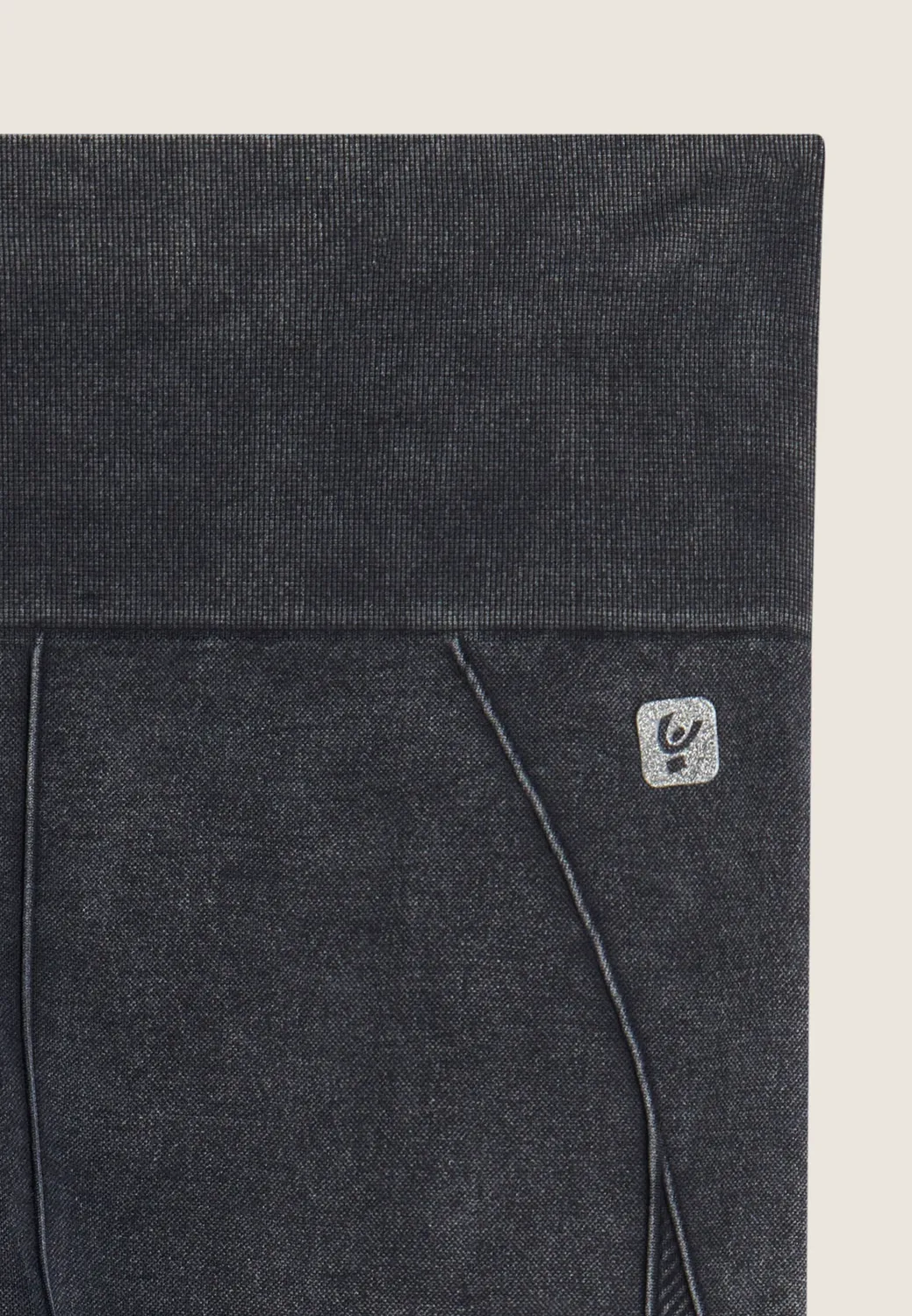Freddy Seamless Leggings Damen Black Indigo Denim 7/8