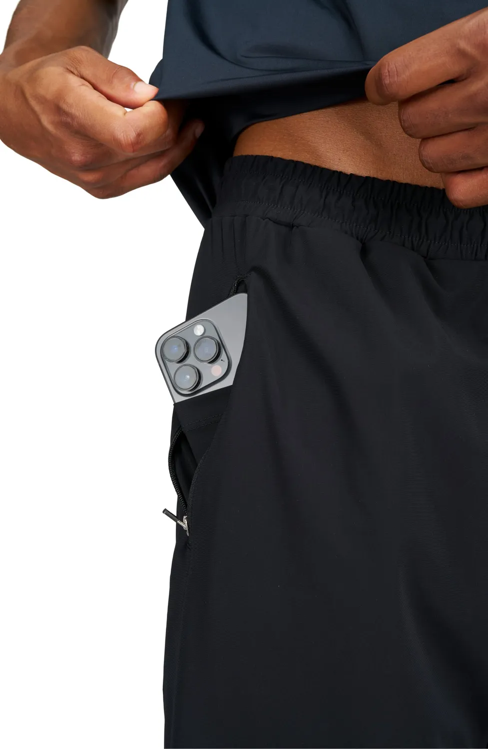 UNNA Everywhere Pants Laufhose Schwarz elastisch