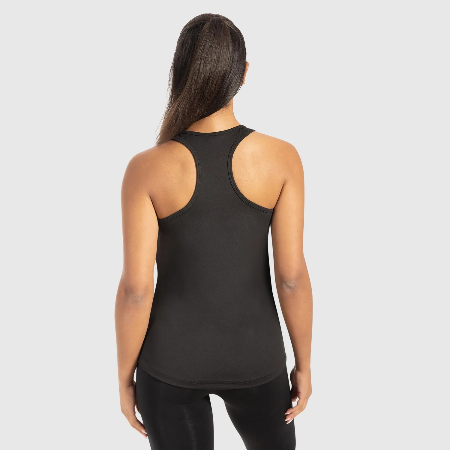 Smilodox Meggy Tank Top Schwarz lockerer Sitz
