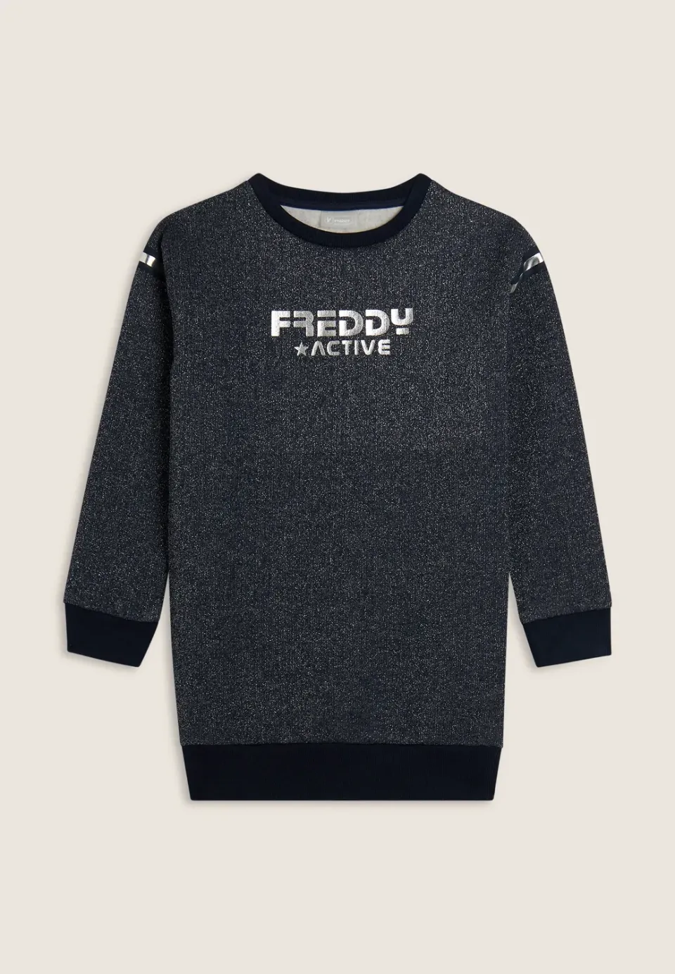 Freddy Maxi Sweatshirt Mädchen Blau Lurex