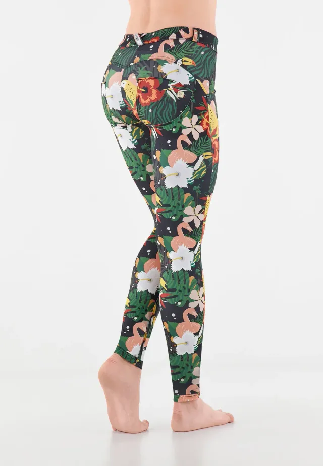 Freddy WR.UP Push-up-Hose Allover Flower FLO21 blumig