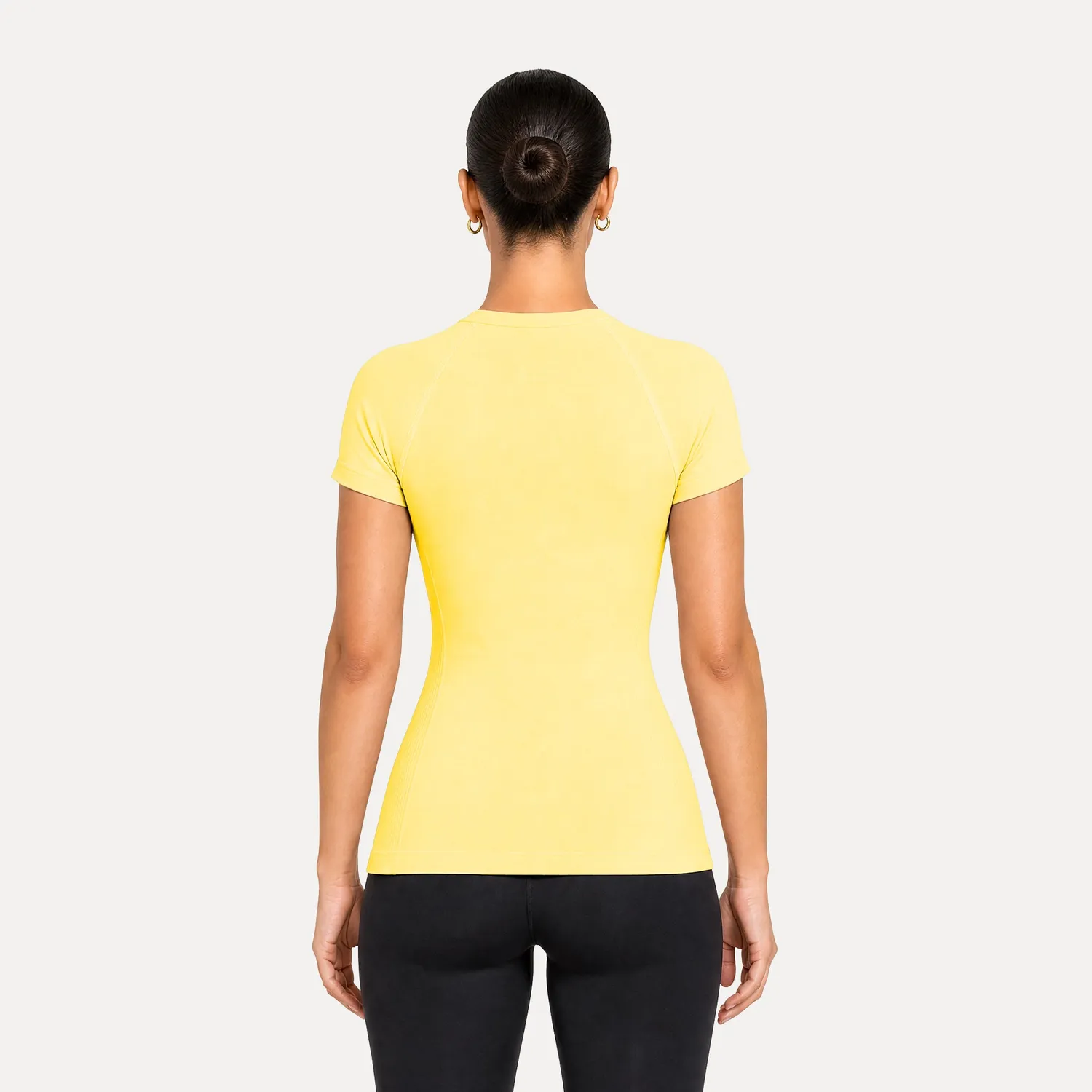 Smilodox Lunara Lyana T-Shirt Damen Schwarz elastisch