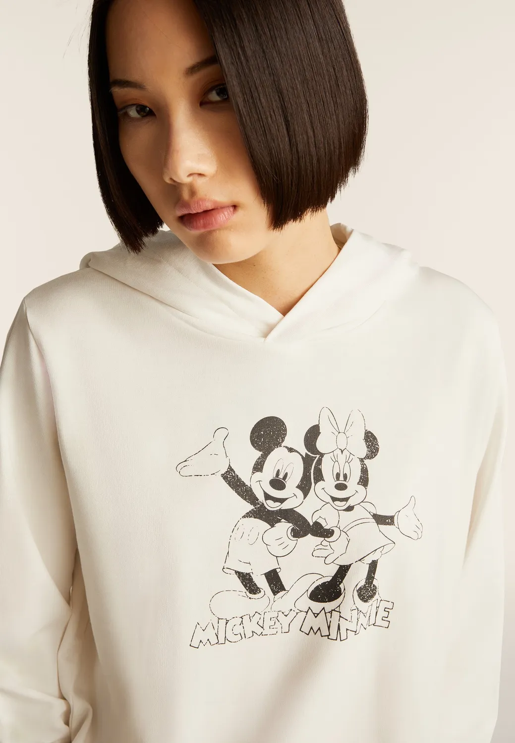 Freddy Mickey & Minnie Hoodie Weiß BW721L