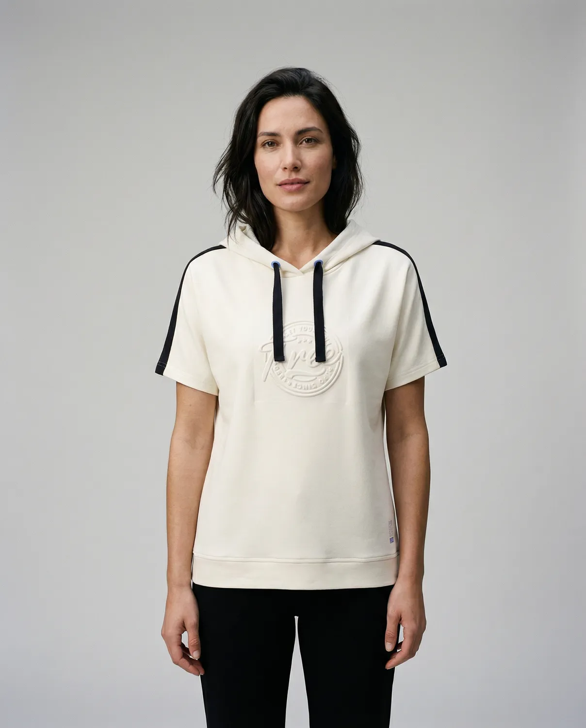 LPO Yasemin T-Shirt Damen creme mit Kapuze