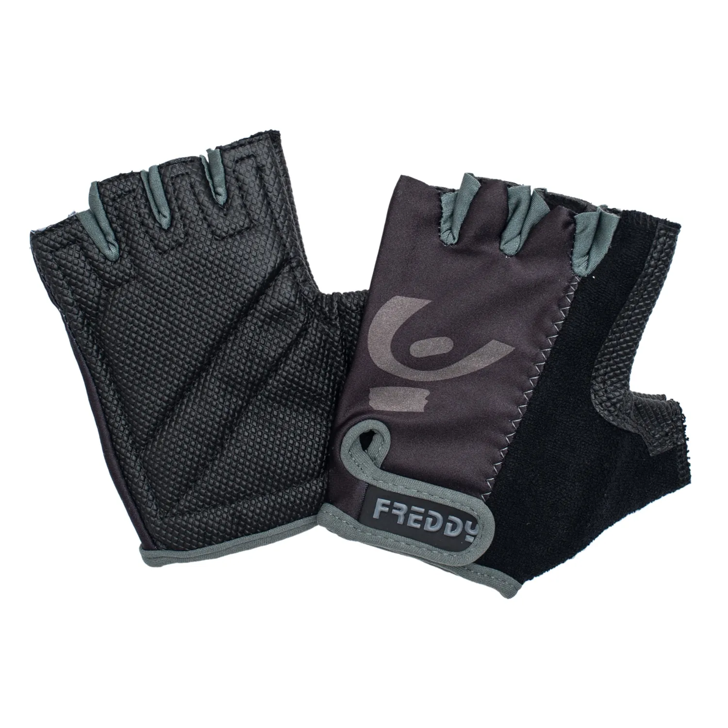 Freddy Fitness Handschuhe ohne Finger Schwarz
